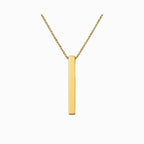 Collar obelisco dorado