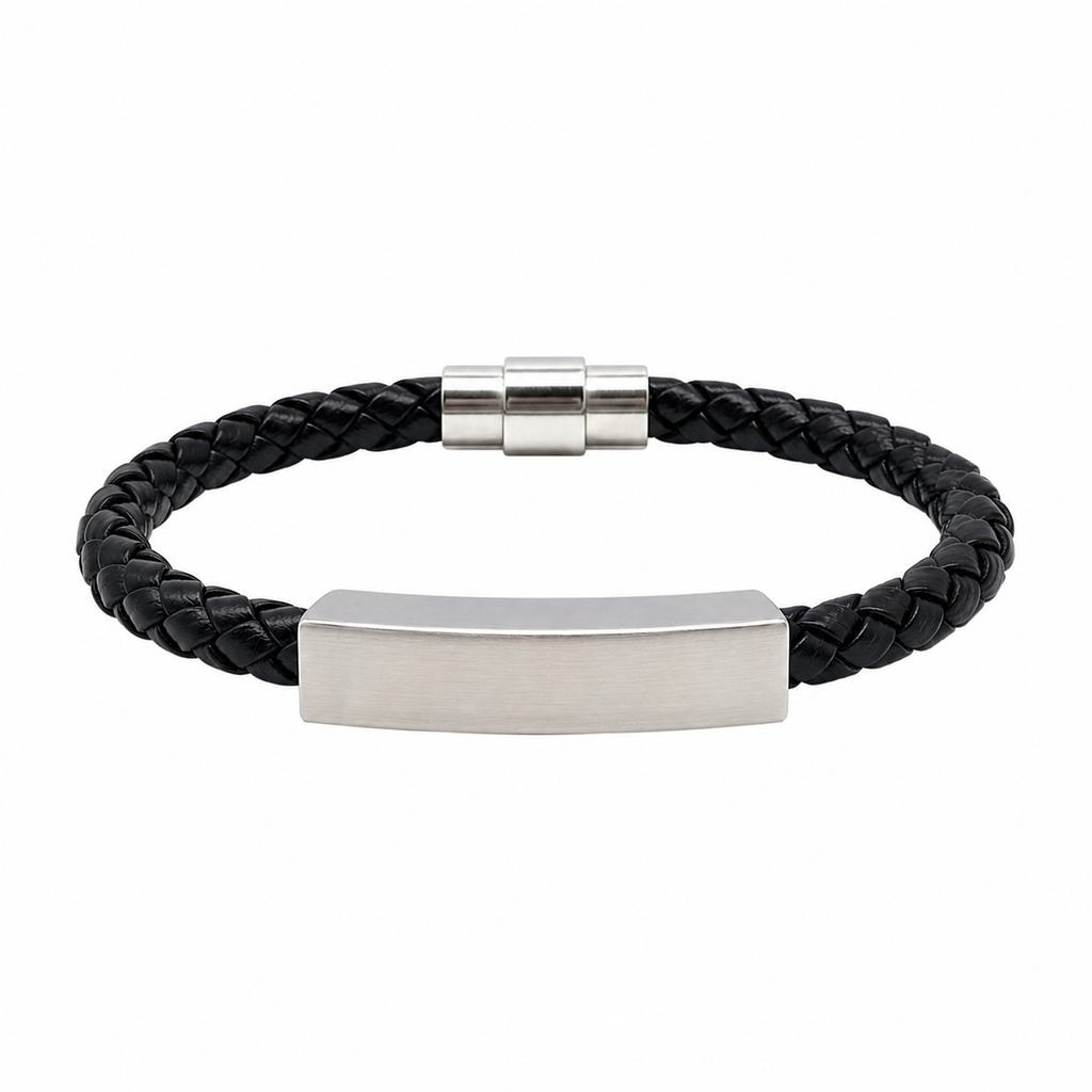 Pulsera cuero circular