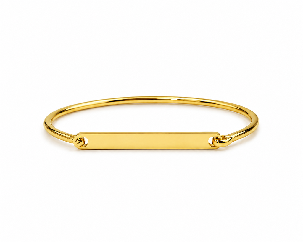 Brazalete cerrado dorado