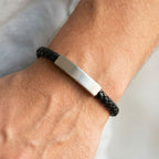 Pulsera cuero circular