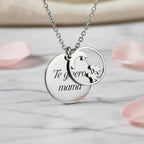 Collar medalla doble