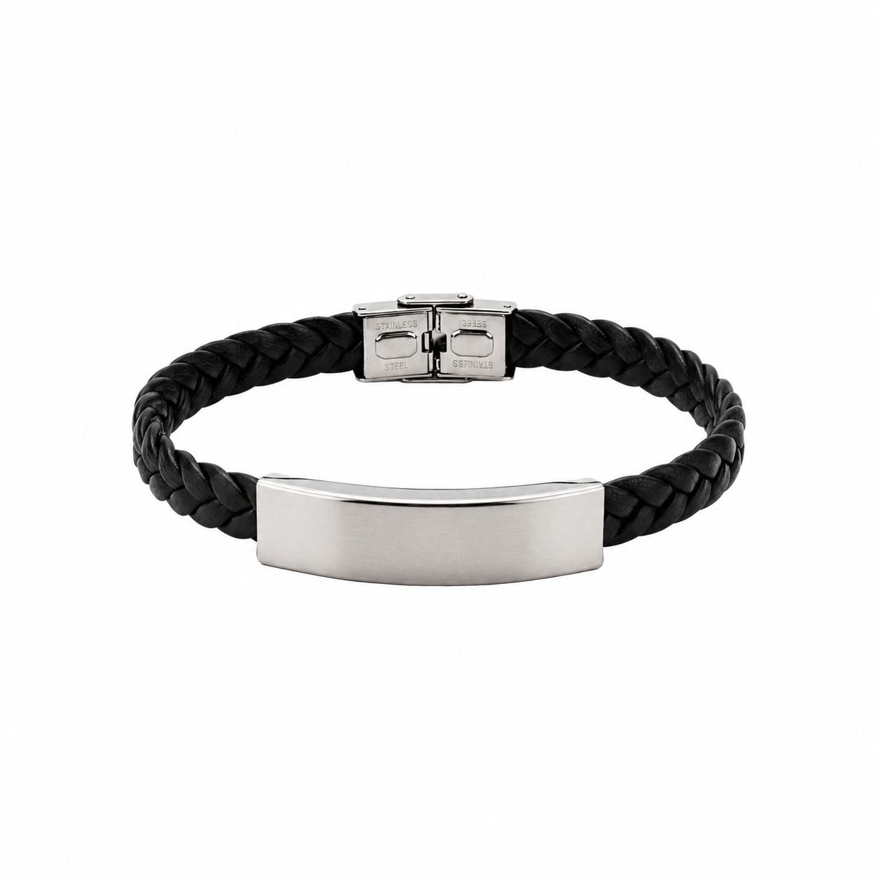Pulsera cuero ancha