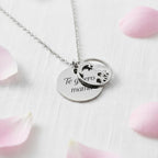 Collar medalla doble