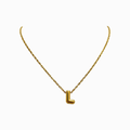 Collar letra bubble