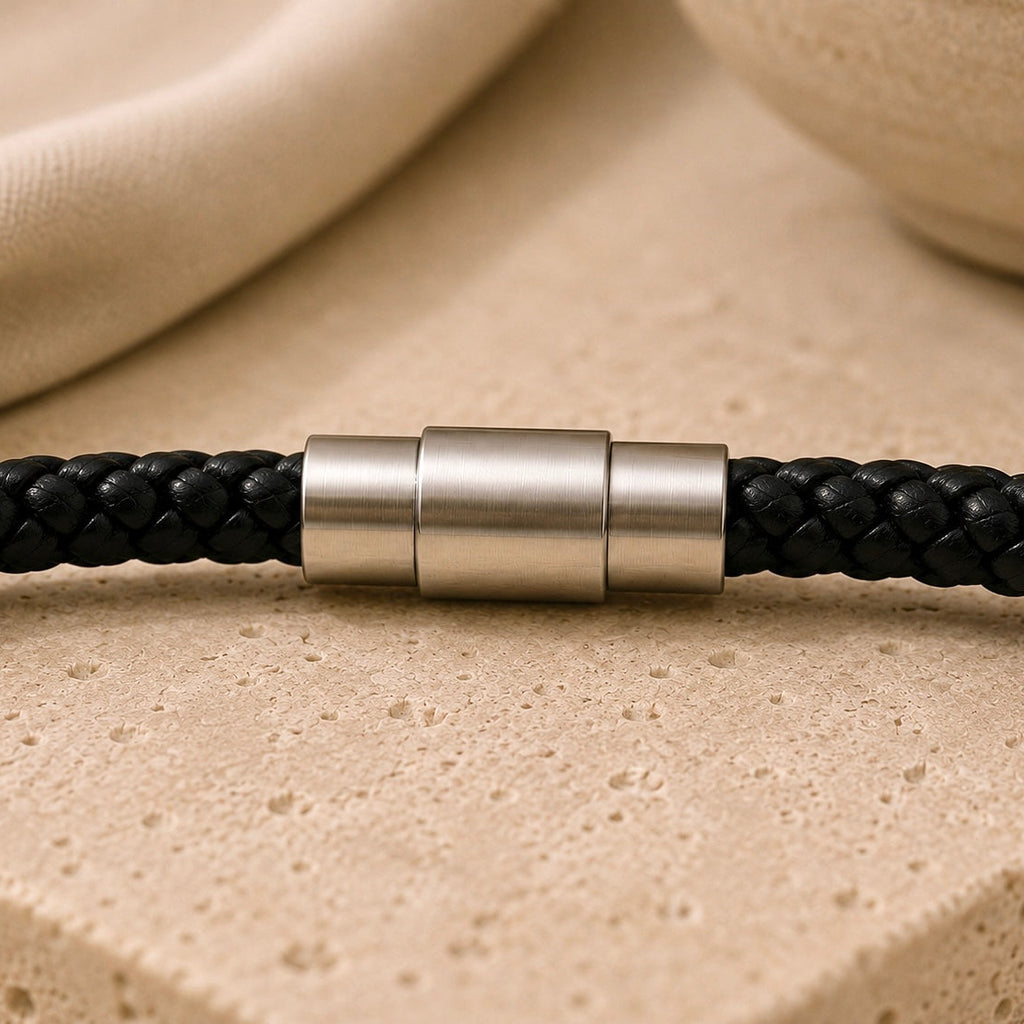 Pulsera cuero circular