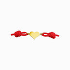 Corazón Tela Dorado