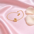 Pulsera letra bubble