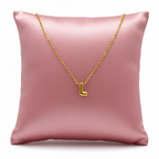 Collar letra bubble