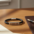 Pulsera cuero circular